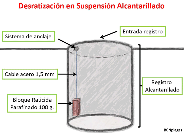 desratizacion alcantarilla Tratamiento en Alcantarillado