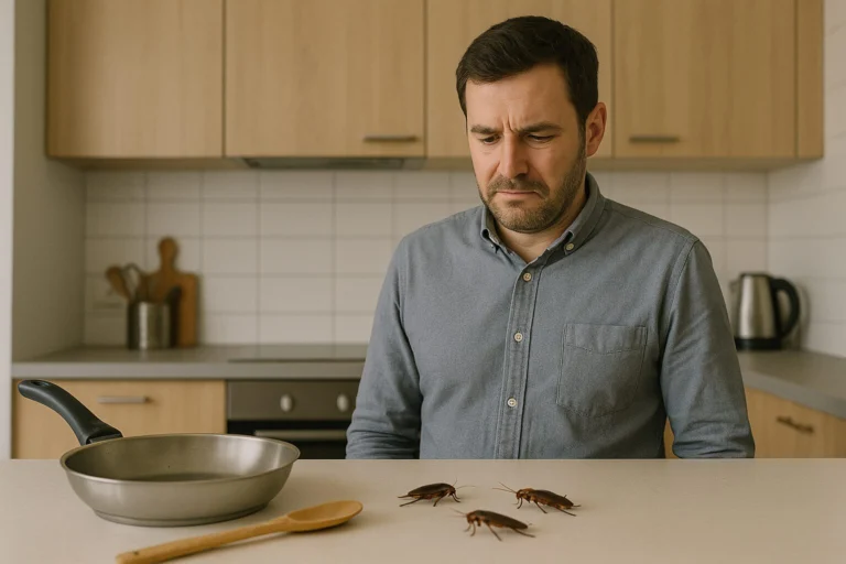 Cucarachas en la cocina - bcnplagas