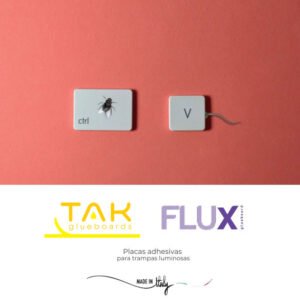 Placas adhesivas para lámparas UV insectocaptoras